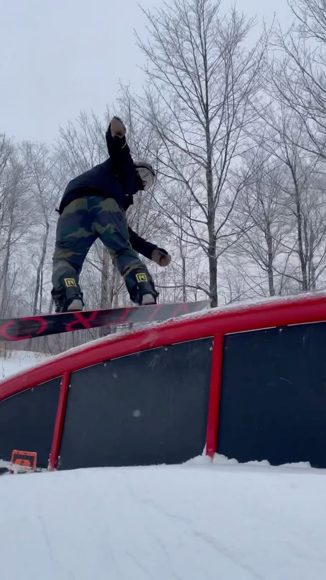 Instagram post by @dave_jacques_ for Nitro Snowboards. Caption reads: [...] @thinkempire #snowboarding....