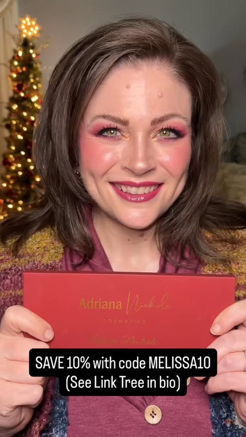 Instagram post by @melissa_beautyover40 for Adriana Nichole Cosmetics. Caption reads: I’m pretty sure this will forever be my favorite....