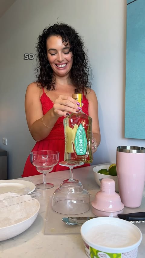 Instagram post by @mycurlyadventures_ for Hornitos Tequila. Caption reads: [...] next. 🍋 As the Tequila de Todos,....