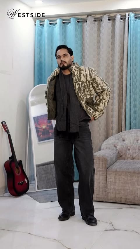 Instagram post by @fashionkaptaan for Westside Stores. Caption reads: Winter is getting more stylish after....