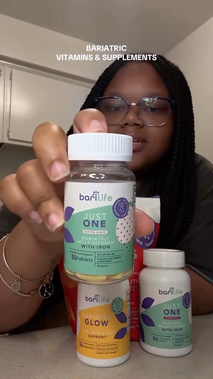 Instagram post by @kendralanae_ for Bari Life. Caption reads: [...] my journey after weight loss surgery....