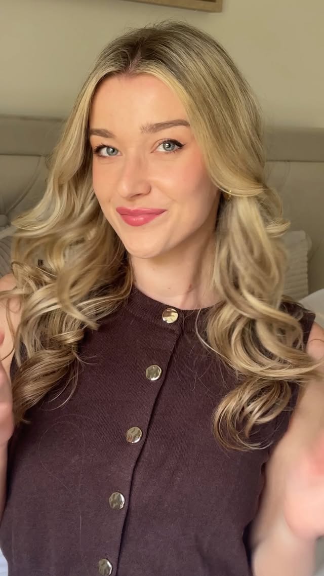 Instagram post by @tarajade_style for BaByliss. Caption reads: [...] weapon for effortless curls is the @BaByliss....