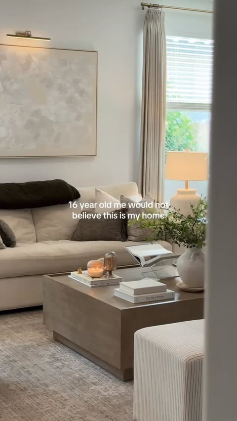 Instagram post by @styledwithjordant for Crate and Barrel. Caption reads: Where all my adult money goes honestly 

See....