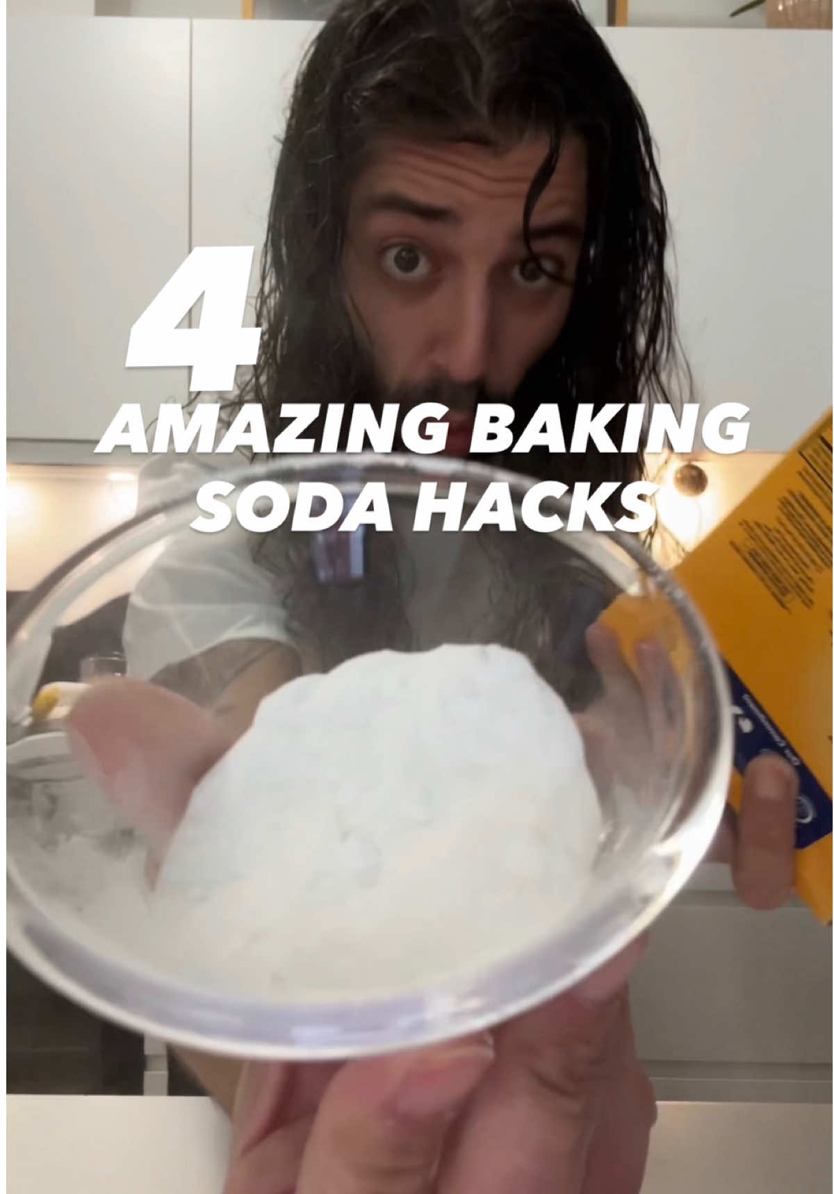 TikTok post by @creative_explained for ARM and HAMMER. Caption reads: [...] stuff can do so much! 🤩 #lifehacks....