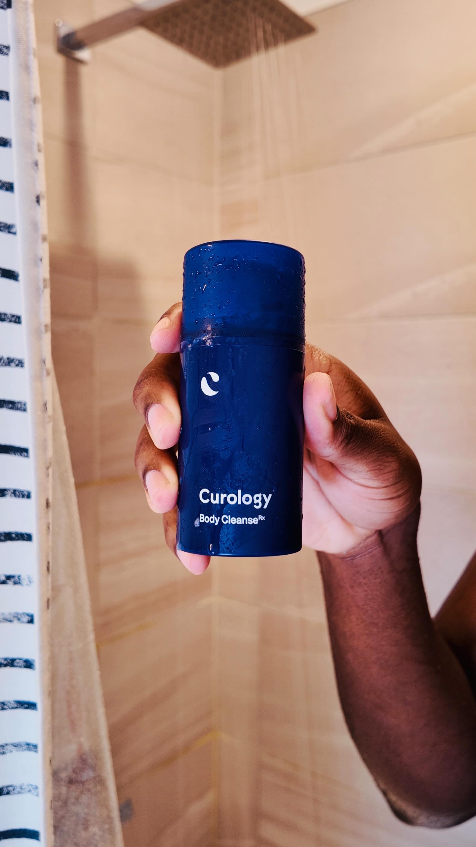 Instagram post by @cliffordtayloriv for Curology. Caption reads: #CurologyPartner Always feeling my best with the....