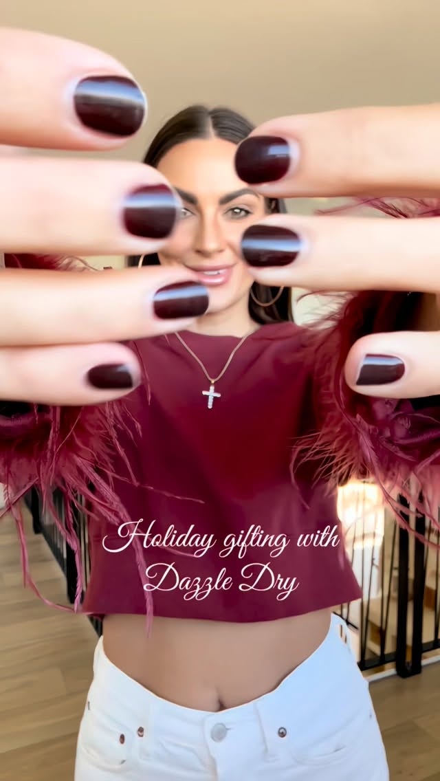 Instagram post by @chantefox for Dazzle Dry. Caption reads: I cannot believe this nail polish has lasted over....