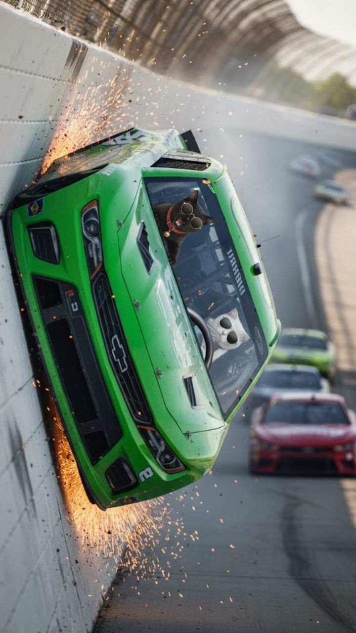 Instagram post by @thesnickercat for NASCAR. Caption reads: For them, everywhere is a road

@nascar

#nascar....