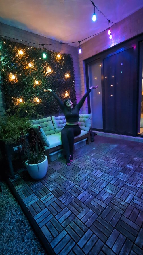 Instagram post by @kaylajeancosplay for Nanoleaf. Caption reads: AD | Thanks @nanoleaf and @rocketcommsanz for....