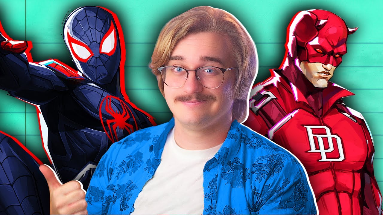 YouTube post by @troyoboyo17 for ArtStation. Caption reads: Characters I Want in Marvel Rivals.