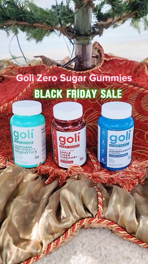 Instagram post by @familyfunorlando for Goli. Caption reads: The Goli Zero Sugar bundle is on sale for Black....