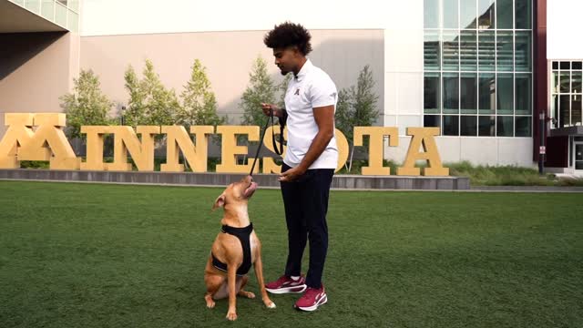 Instagram post by @jaxonhoward_ for NutriSource Pet Foods. Caption reads: 🐾 Thanks to the @nutrisourcepetfoods Facility Dog....