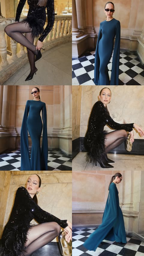 Instagram post by @marina_didovich for Club L London. Caption reads: THE FASHION GIRLS GUIDE: @clubllondon Eclipse....