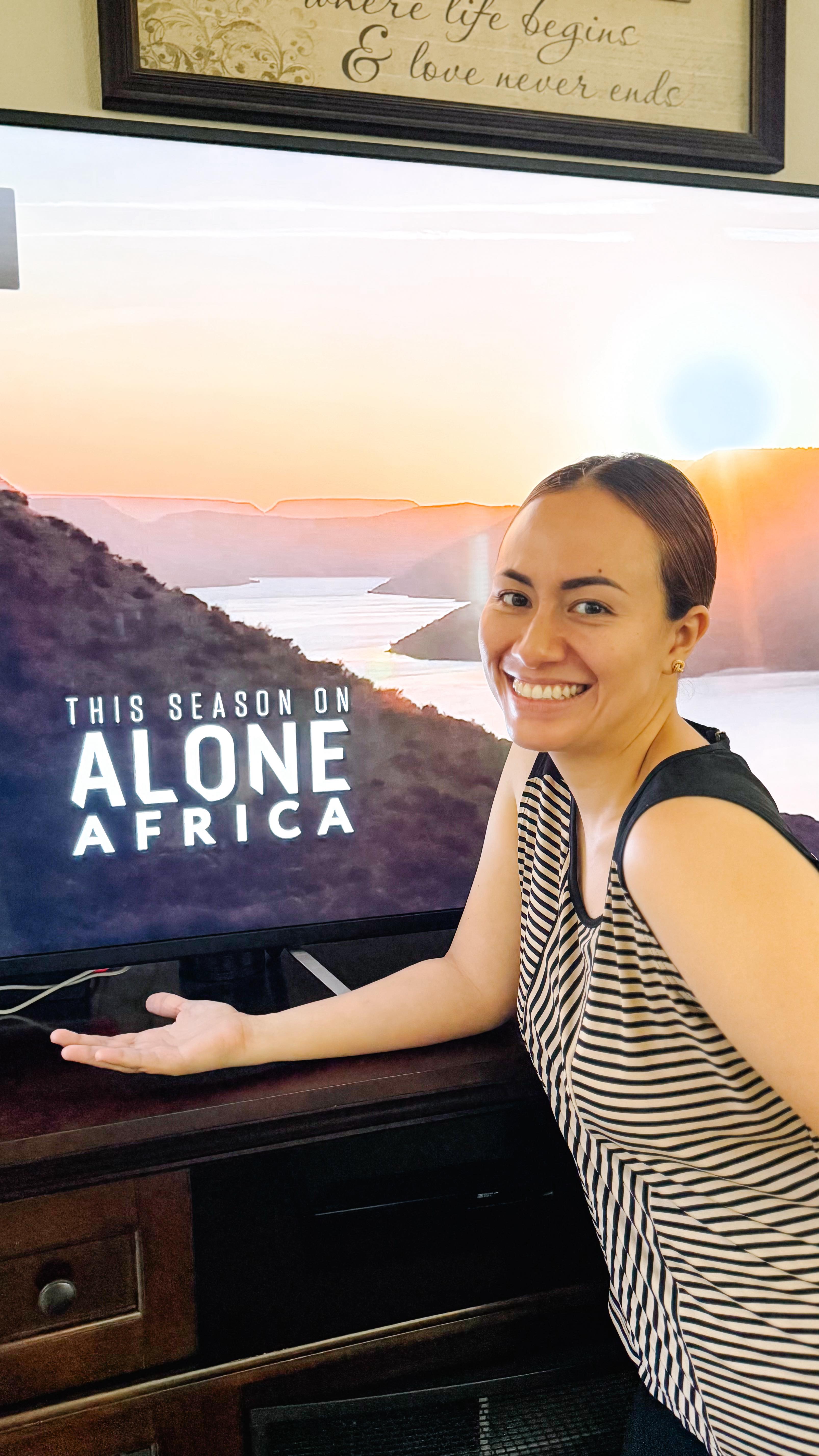 Instagram post by @_growinglittlehumans_ for HISTORY. Caption reads: [...] of *Alone* every Thursday at 9/8c on....