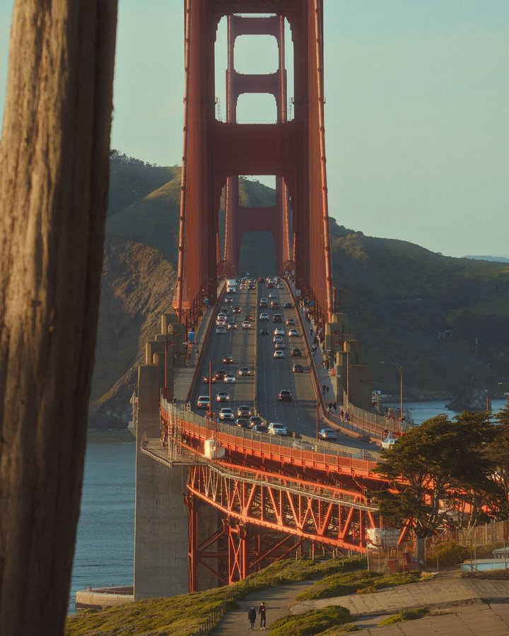 Instagram post by @yheikel for Dehancer. Caption reads: San Francisco frames edited with....