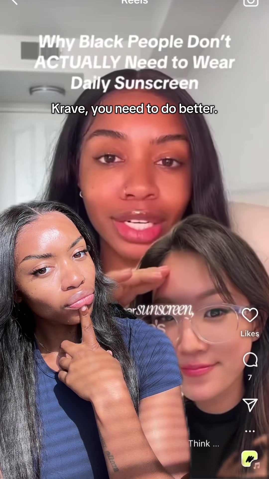 TikTok post by @torialynaee for KraveBeauty. Caption reads: I’m not one for drama, however, it doesn’t sit....