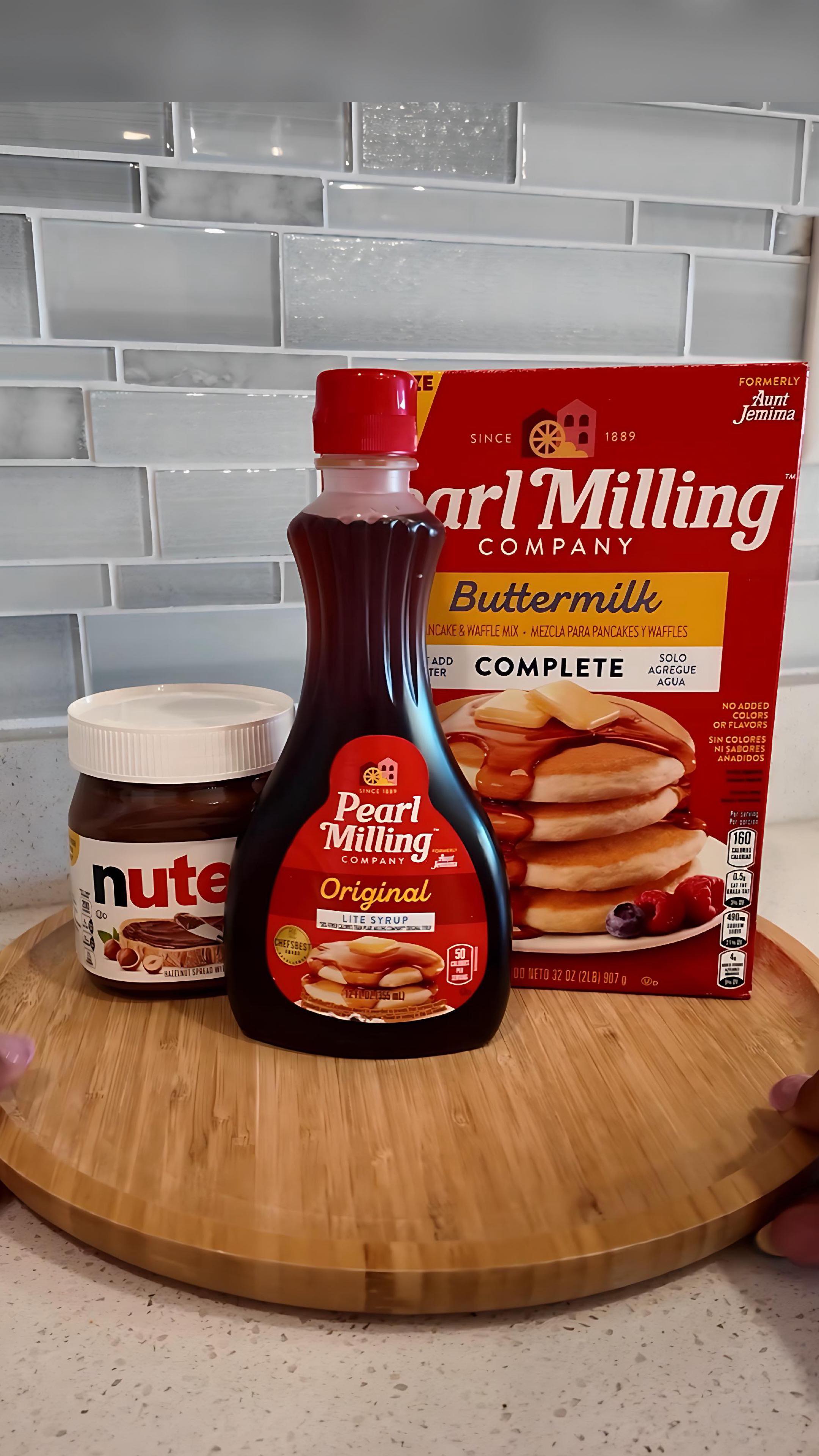 Instagram post by @ultimategirlmom for Nutella. Caption reads: #Ad This year, serve up pancakes! With Pearl....