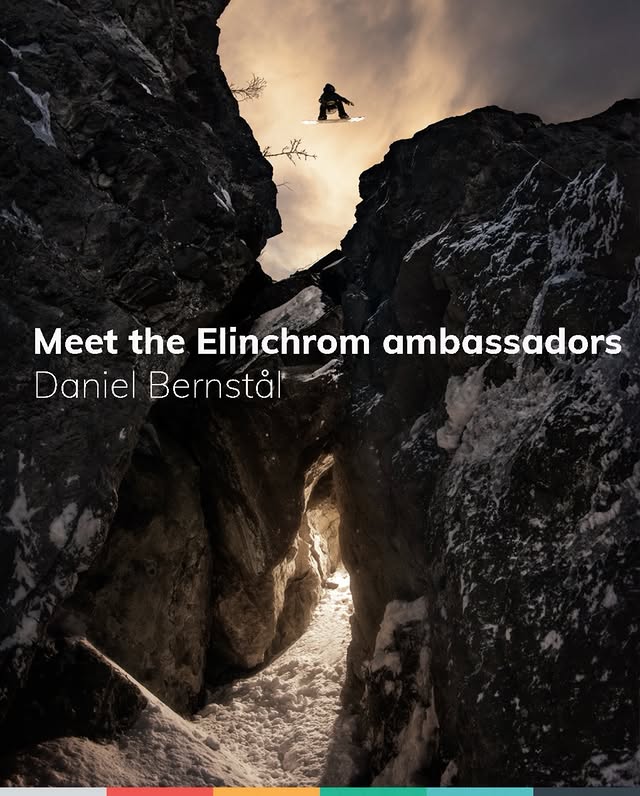 Instagram post by @aifoab for Elinchrom. Caption reads: [...] Daniel Bernstål 💡 Powered by: Elinchrom....
