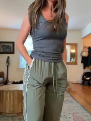 TikTok post by @amiemichel for OmmigO. Caption reads: Cutie cheapy lounge pants for everyday ❤️ @Ommig....