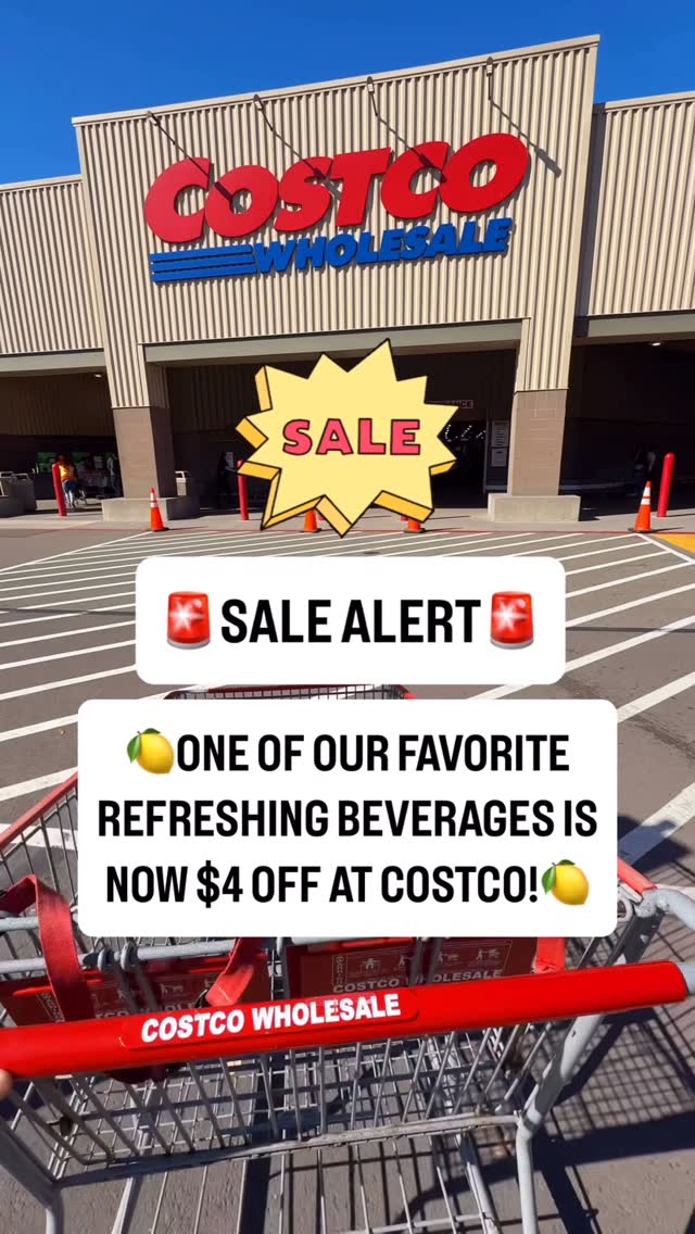 Instagram post by @costcodeals for Suja Organic. Caption reads: [...] 🙌 Stock up on this delicious @SujaOrganic....
