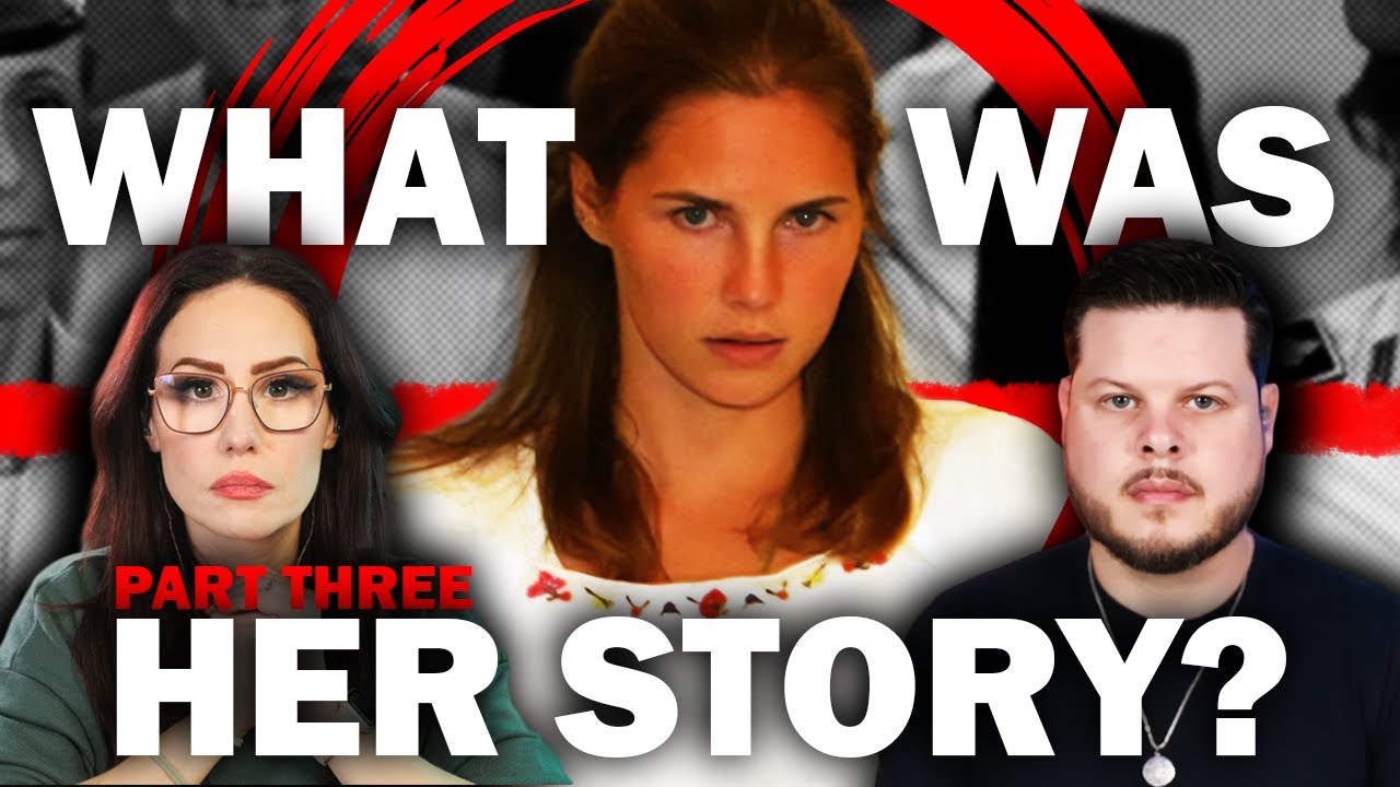 YouTube post by @CrimeWeeklyPodcast for Factor_. Caption reads: Meredith Kercher & Amanda Knox | From Witnesses to....