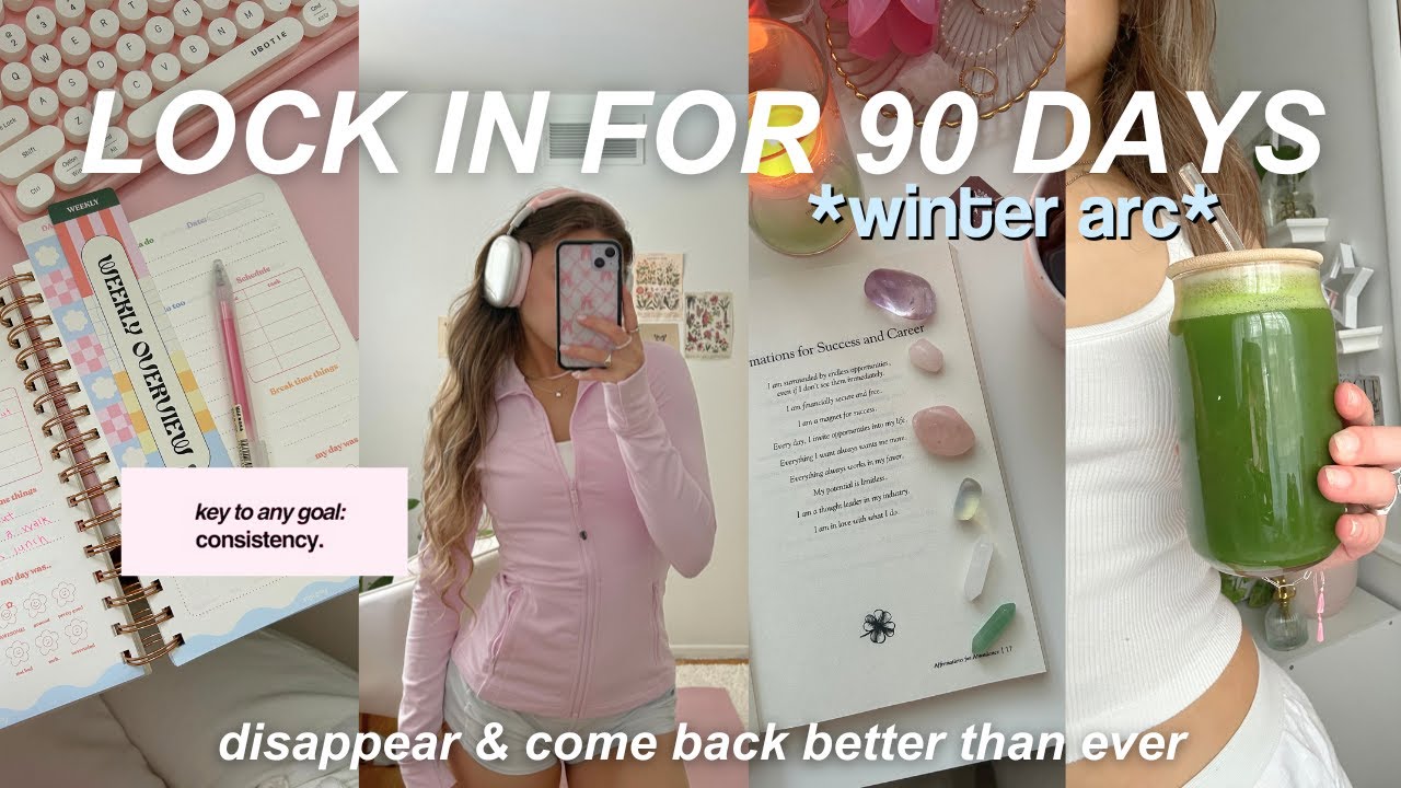 YouTube post by @sophiediloreto for Vsco. Caption reads: CHANGE YOUR LIFE in 3 months 🌱 winter arc....