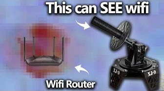 YouTube post by @thethoughtemporium for KiwiCo. Caption reads: This Camera Can SEE WiFi.
