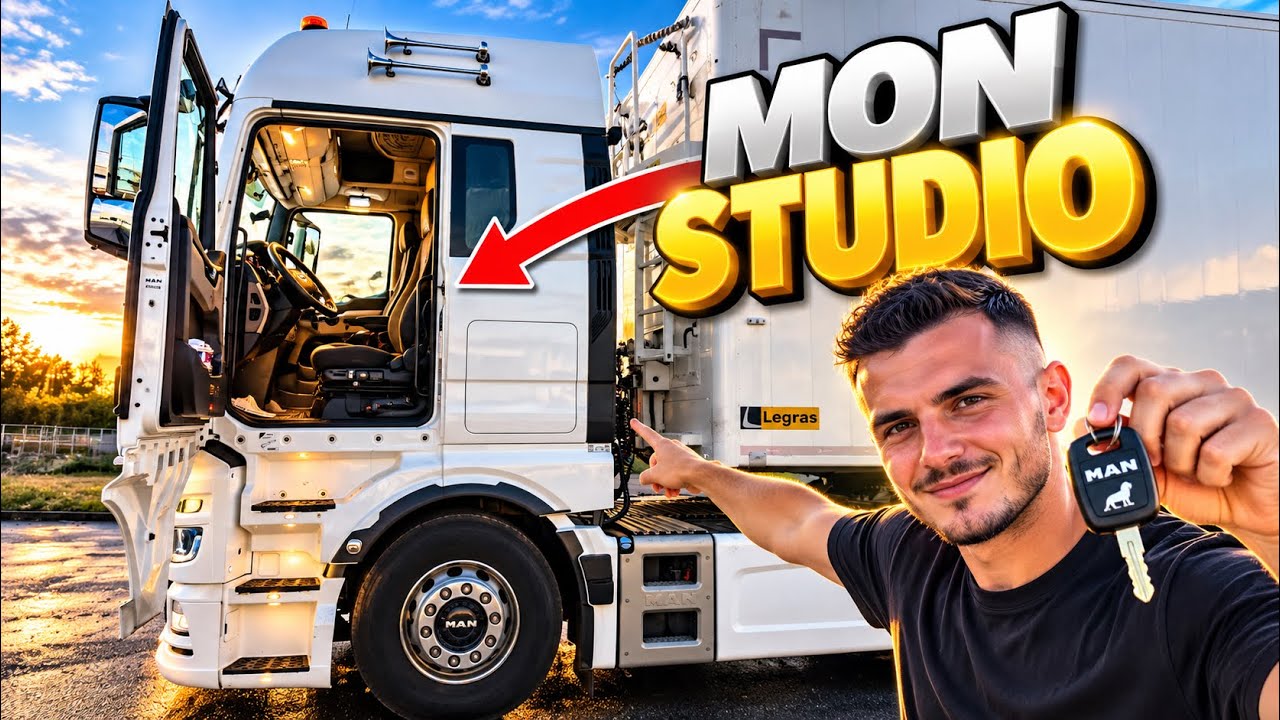YouTube post by @Maxdij for PartnerBoost. Caption reads: Showing you my second home🚚.