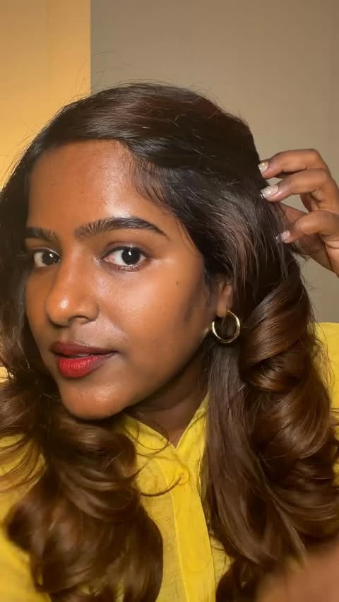 Instagram post by @madeby_mona for Pilgrim. Caption reads: [...] on growing out your hair🦋 @discover.pilgrim....