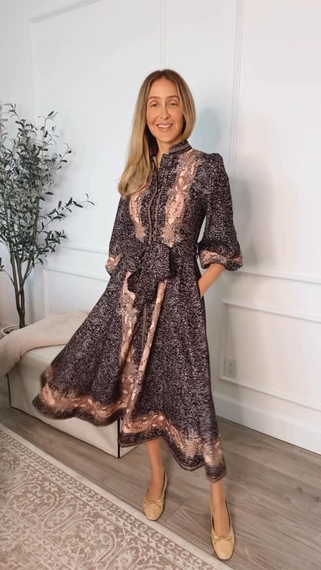 Instagram post by @alinelowry for Bloomingdale's. Caption reads: To SHOP, comment: FALL, & I’ll send you details....