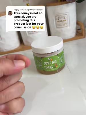 TikTok post by @abdul.ahad1499 for Just Bee Honey. Caption reads: [...] Gut Health #honey #gut #guthealth @Just Bee....
