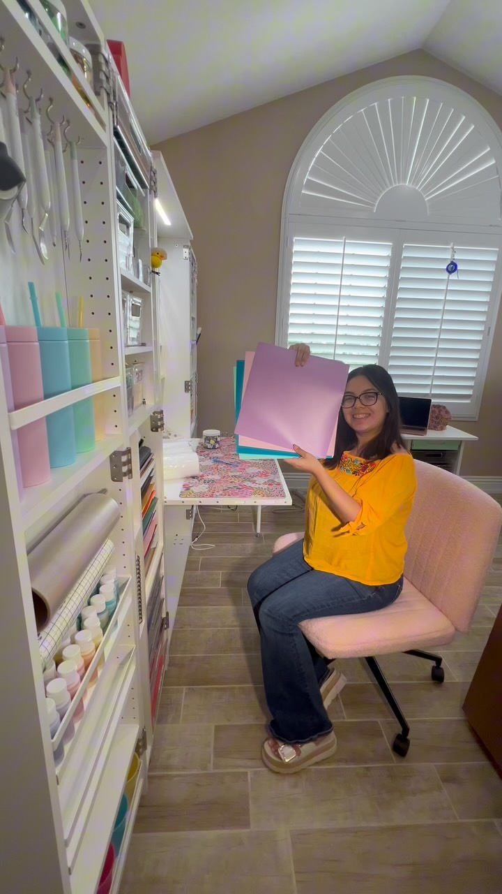 Instagram post by @craftykari_ for Create Room. Caption reads: I’ve had these Create Room paper organizers for....