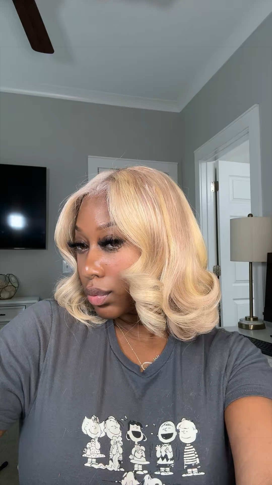 TikTok post by @_nursebaemel for Megalook. Caption reads: Everybody looking when I get all by @Megalookhair....