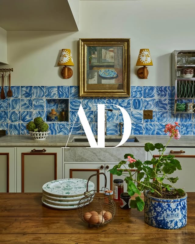 Instagram post by @metacoleman_ for Architectural Digest. Caption reads: We are honored and thrilled to have our....