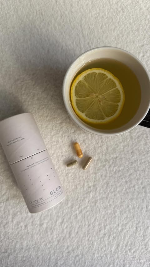 Instagram post by @bymarialab_ for Ready To. Caption reads: #ad Feeling extra glowy lately ✨ Ready To Glow....