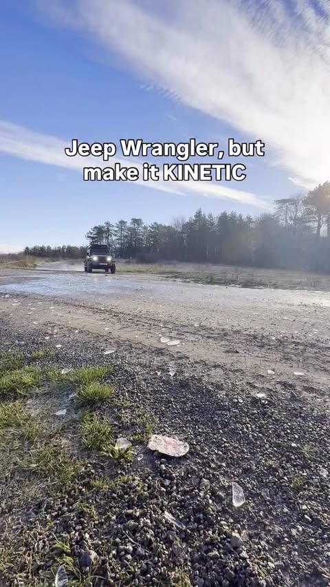 Instagram post by @paddy.cartwright for Jeep. Caption reads: Jeep Wrangler, but make it KINETIC 🛻
-
-
Great....