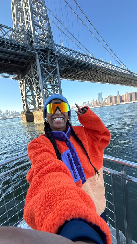 Instagram post by @chief_preeth for Zenni. Caption reads: So happy to be back running 🥹💞 & obviously....