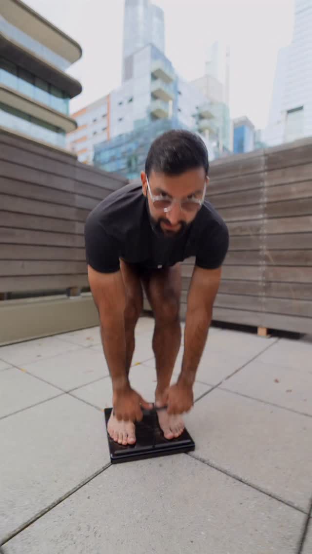 Instagram post by @shervinshares for Withings. Caption reads: Withings Body Scan tracks over 40+ health....