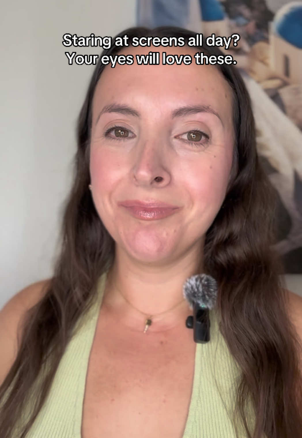 TikTok post by @jen_rinaldi for CorneaCare. Caption reads: [...] feel it by the end of the day. These....