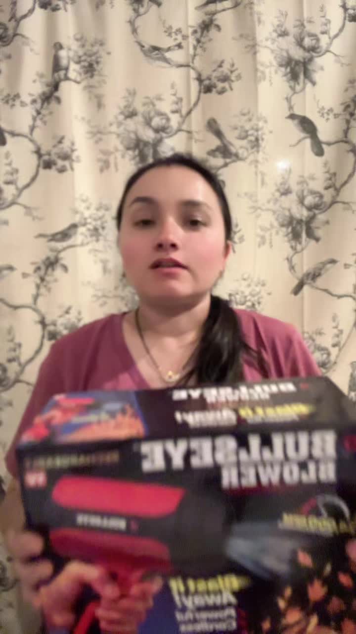 TikTok post by an influencer for Bell and Howell. Caption reads: [...] eCordlessLeafDustAirBlaster@Bell and Howell..
