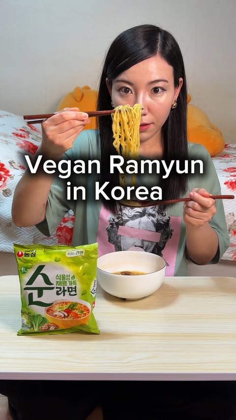 Instagram post by @rebeccainkorea__ for Nongshim. Caption reads: [...] all my favorite spots. #ShinRamyun #Nongshim....