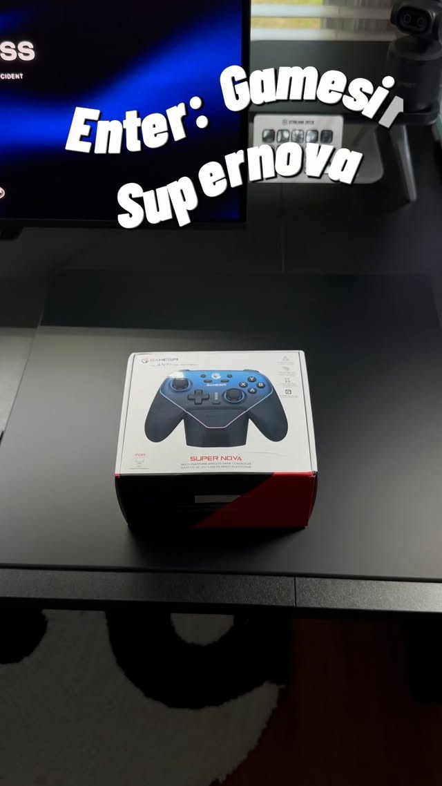 Instagram post by @itsactuallysolar for GameSir. Caption reads: a supernova😍 @gamesirofficial The G7 Supernova....