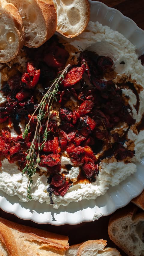 Instagram post by @hollandhouse.eatery for The Feedfeed. Caption reads: [...] and just a little bit sweet. 🍅🥖....