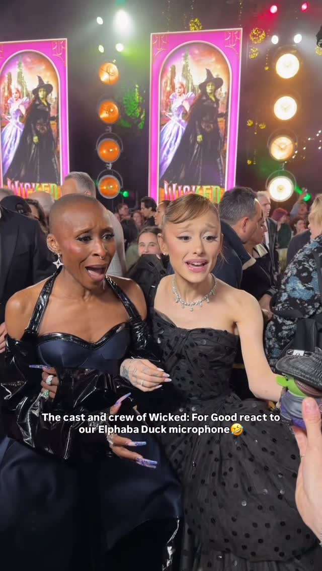 Instagram post by @_jeffthurm_ for BuzzFeed. Caption reads: Their reactions are so pure #wicked #wickedforgood.
