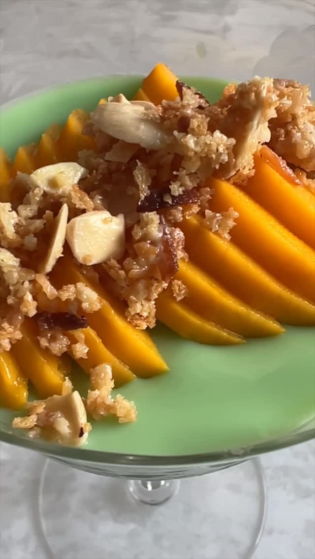 Instagram post by @chefnininguyen for Kikkoman USA. Caption reads: If coconut and vanilla had a baby, it would taste....