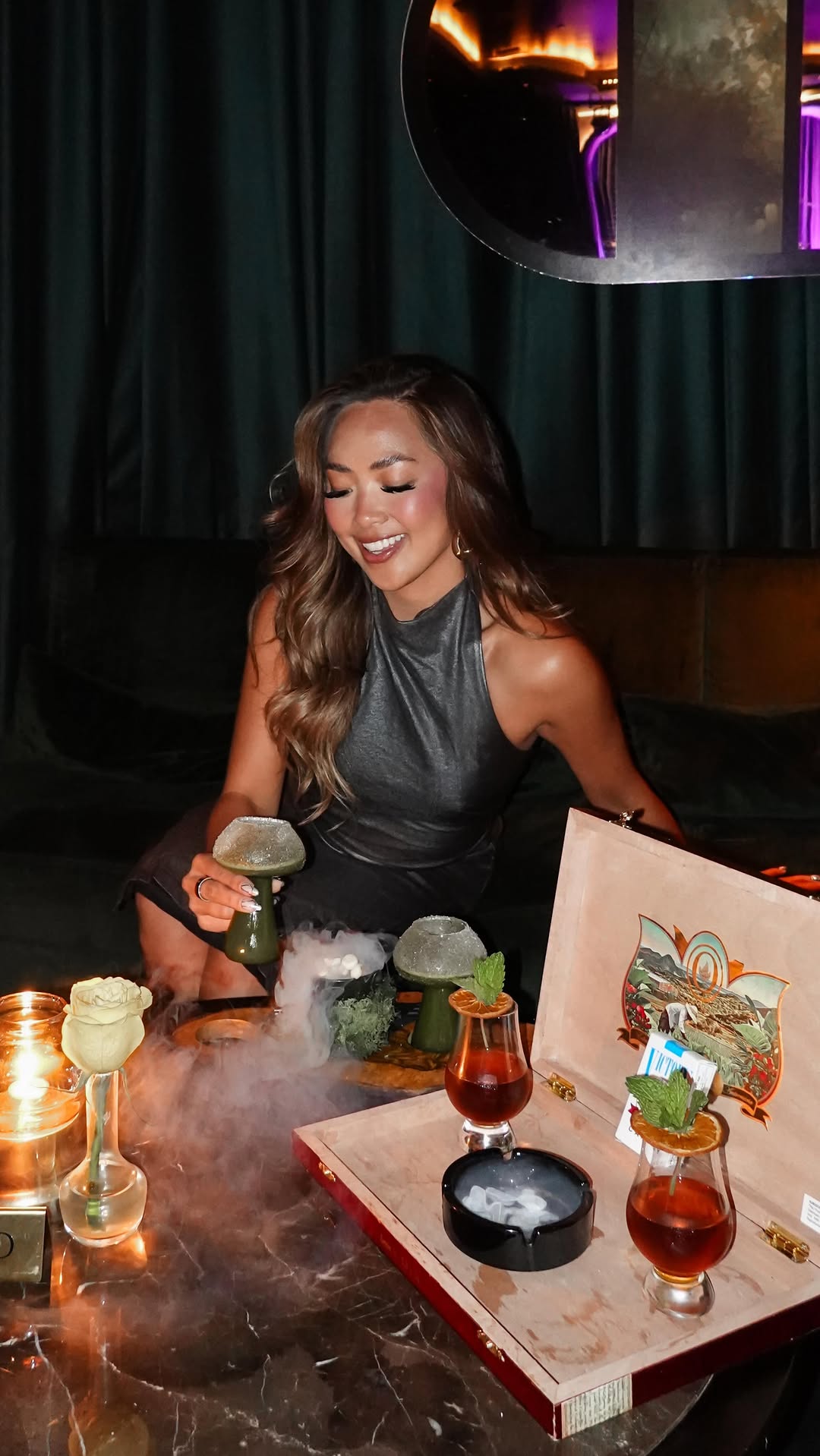 Instagram post by @sincerelyreneze for MGM Resorts. Caption reads: ✨Here’s how I spent the perfect weekend at @arialv....