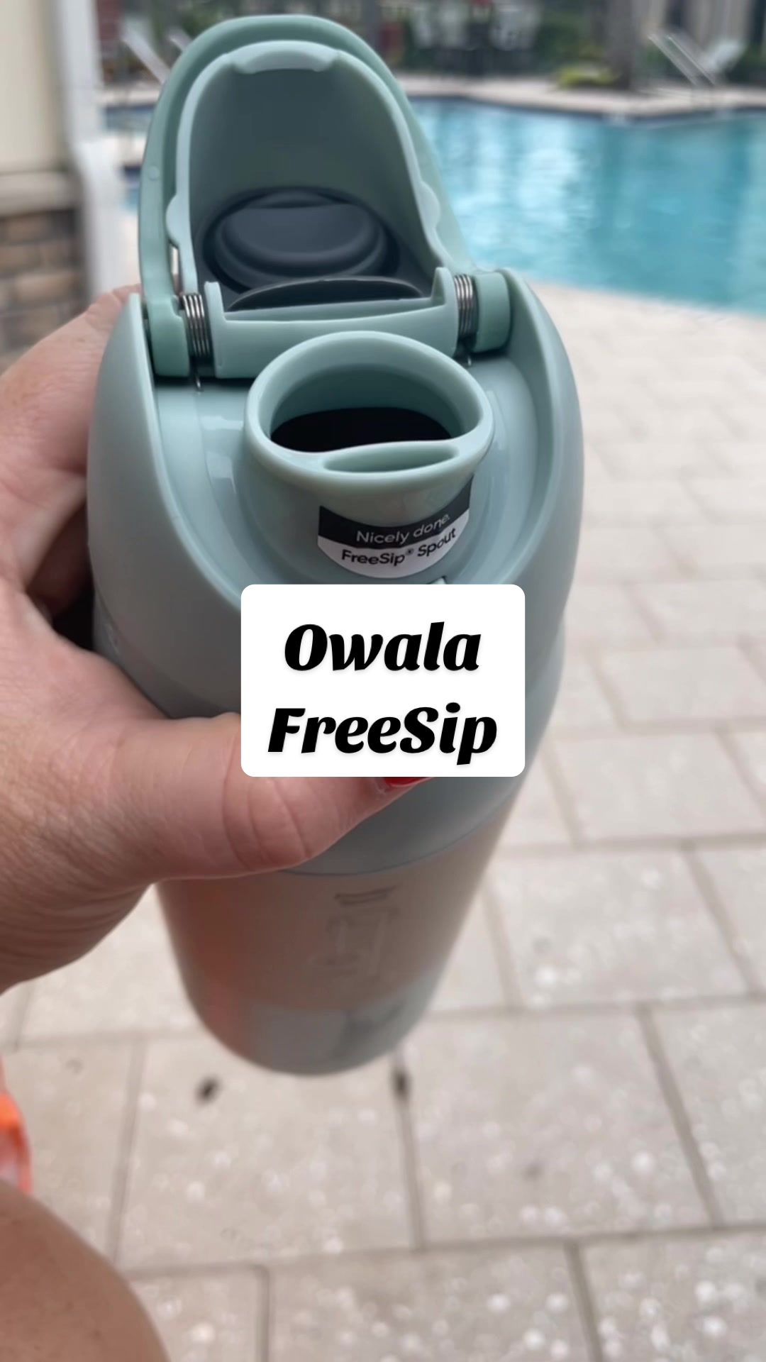 TikTok post by @mrsedwards2020 for Owala. Caption reads: The @Owala Summer Paradise collection has [...].