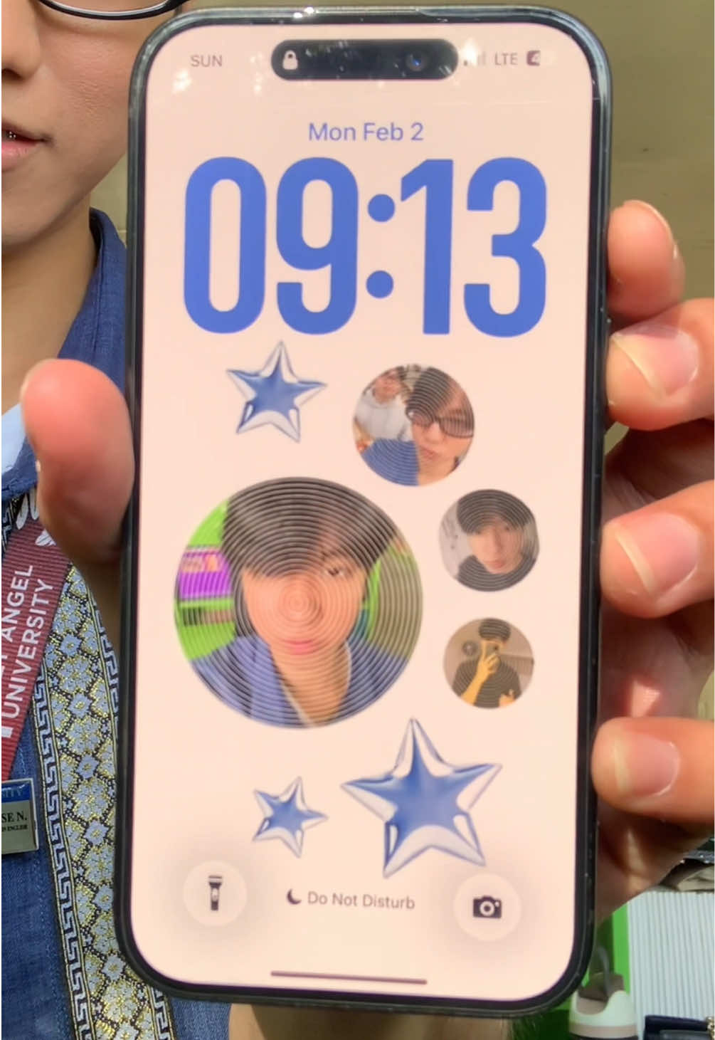 TikTok post by @mj_orq for Mico Widget. Caption reads: new way to customize your phone with #micowidget....