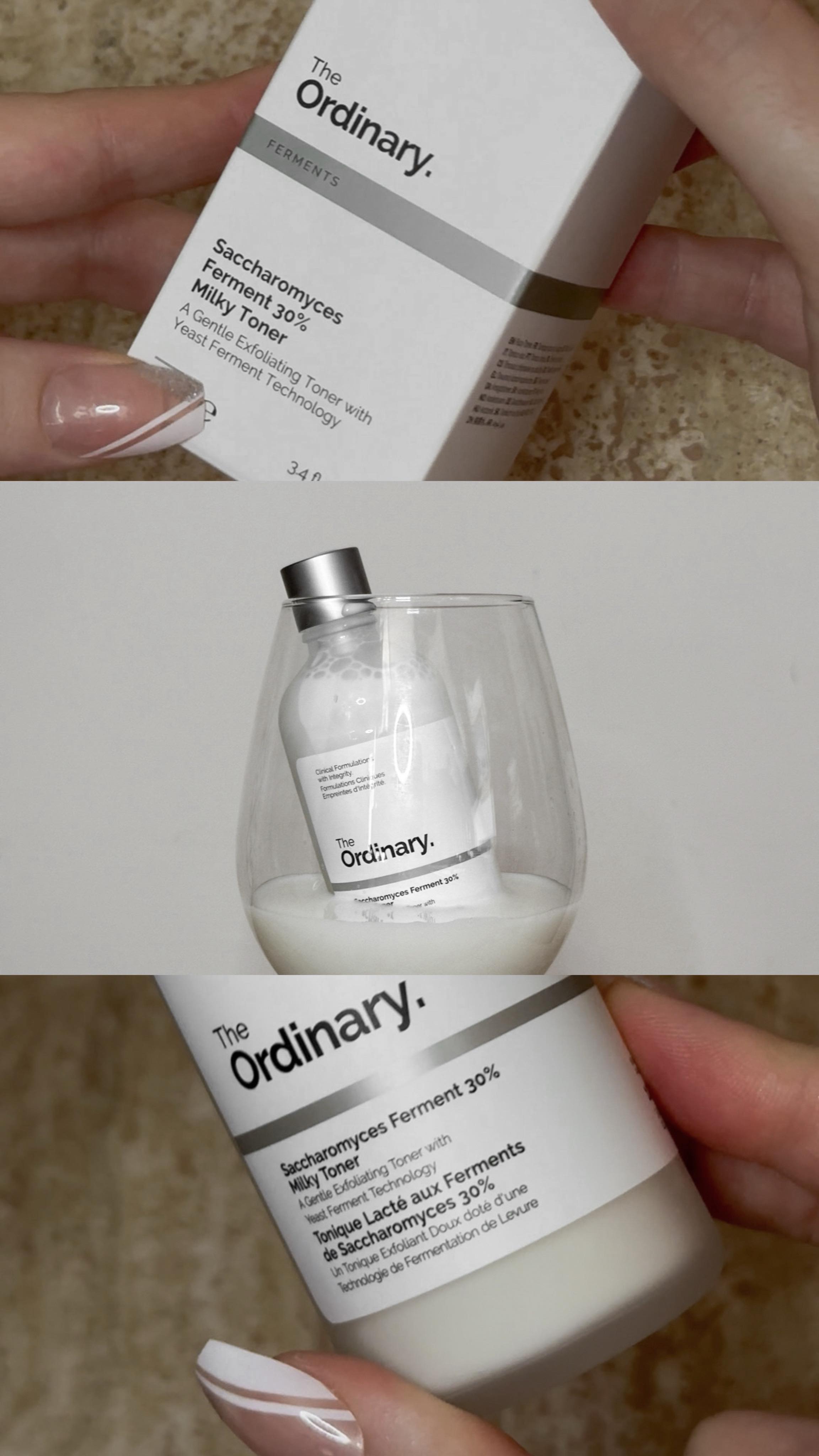 Instagram post by @barbaramaugery for DECIEM. Caption reads: my new skincare routine obsession is Saccharomyces....