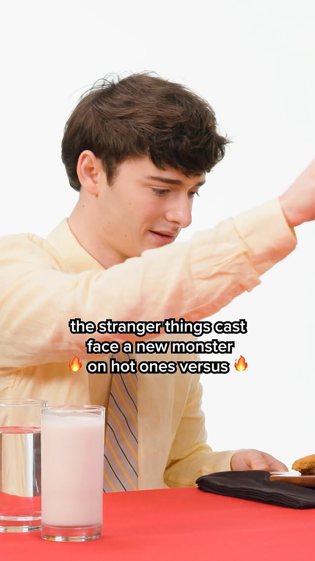 Instagram post by @finnwolfhardofficial for First We Feast. Caption reads: From friendship tests to revealing spoilers, the....