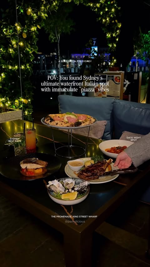 Instagram post by @casaristorante for Sydney's Food Scene. Caption reads: Sydney, you need to add this waterfront Italian....